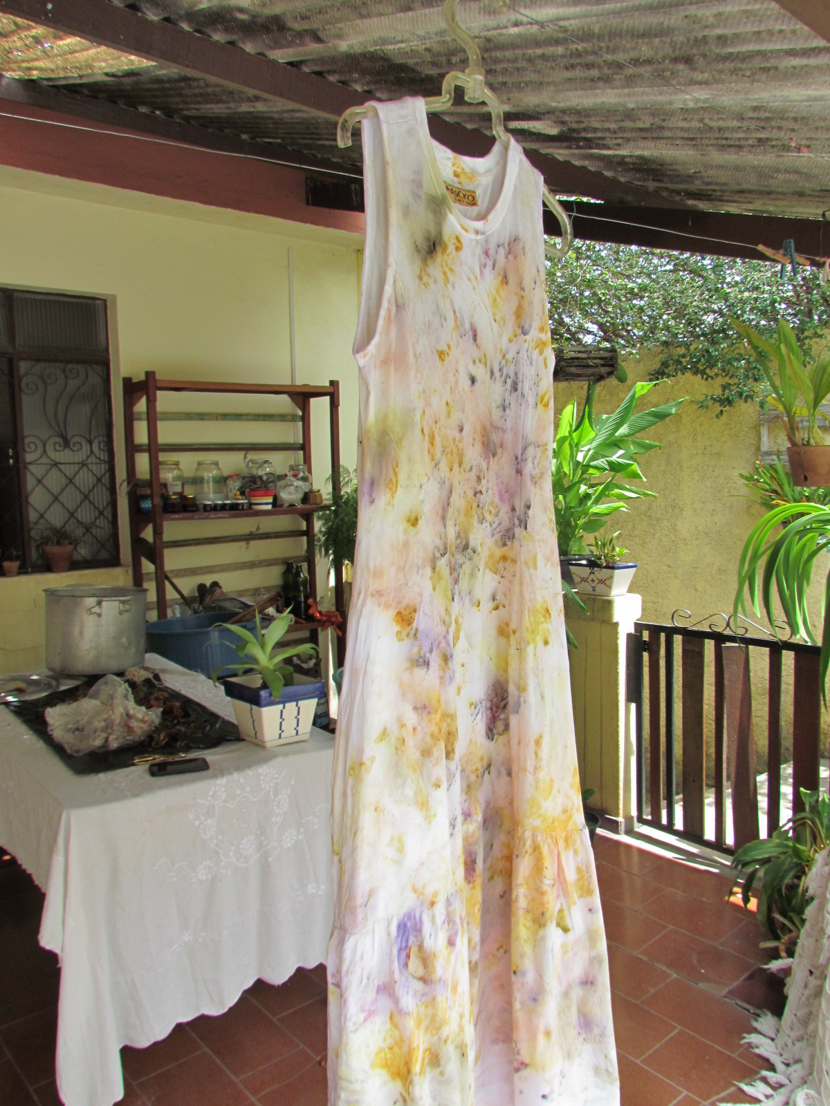 Impressão Botânica em tecidos